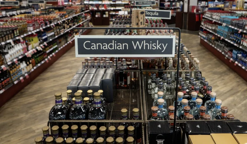 From motorcycles to booze, US ban on $1 billion worth of Canadian imports goes into effect